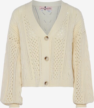 nascita Knit Cardigan in White: front