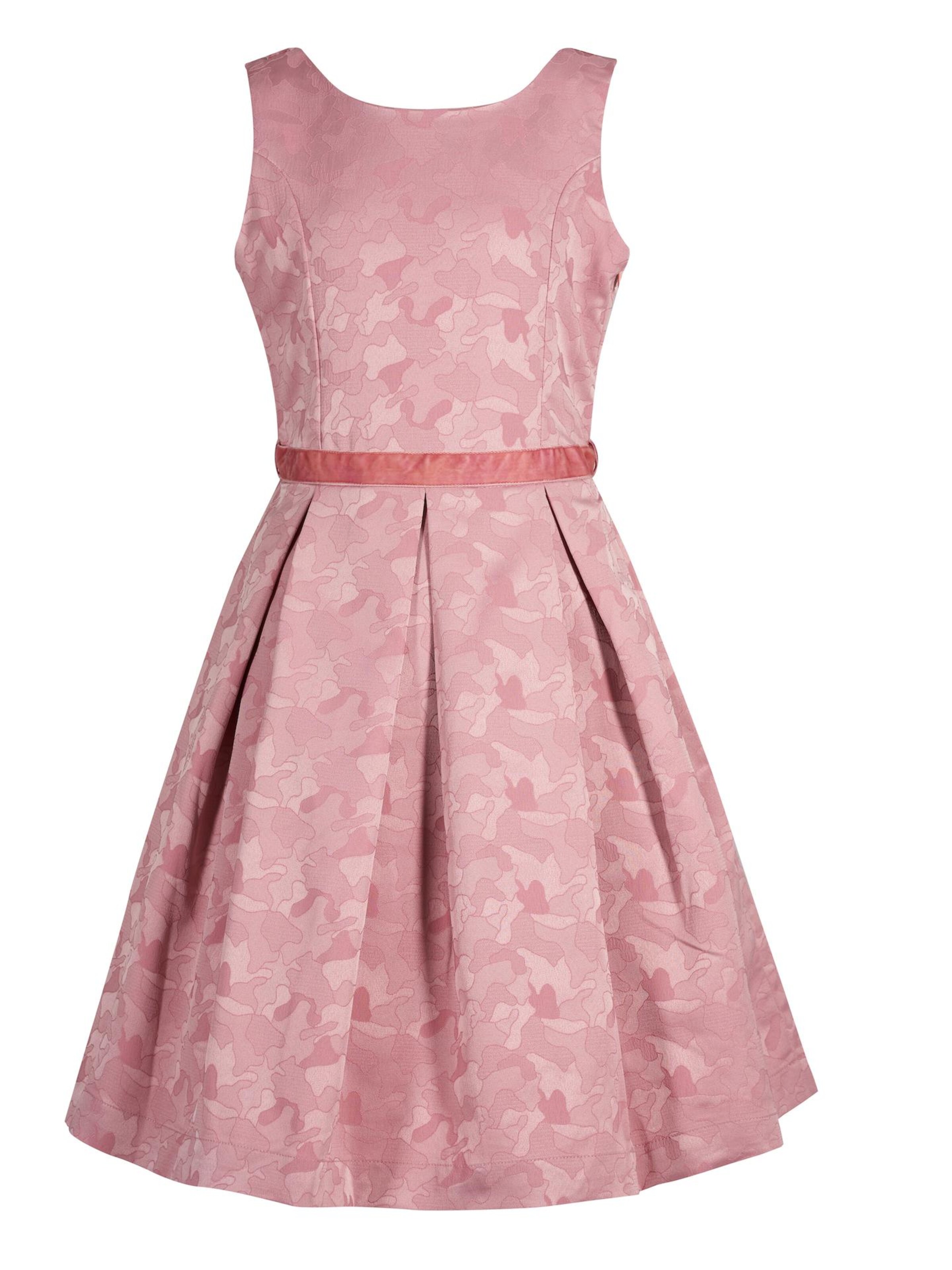 La V Dress in Pink: front
