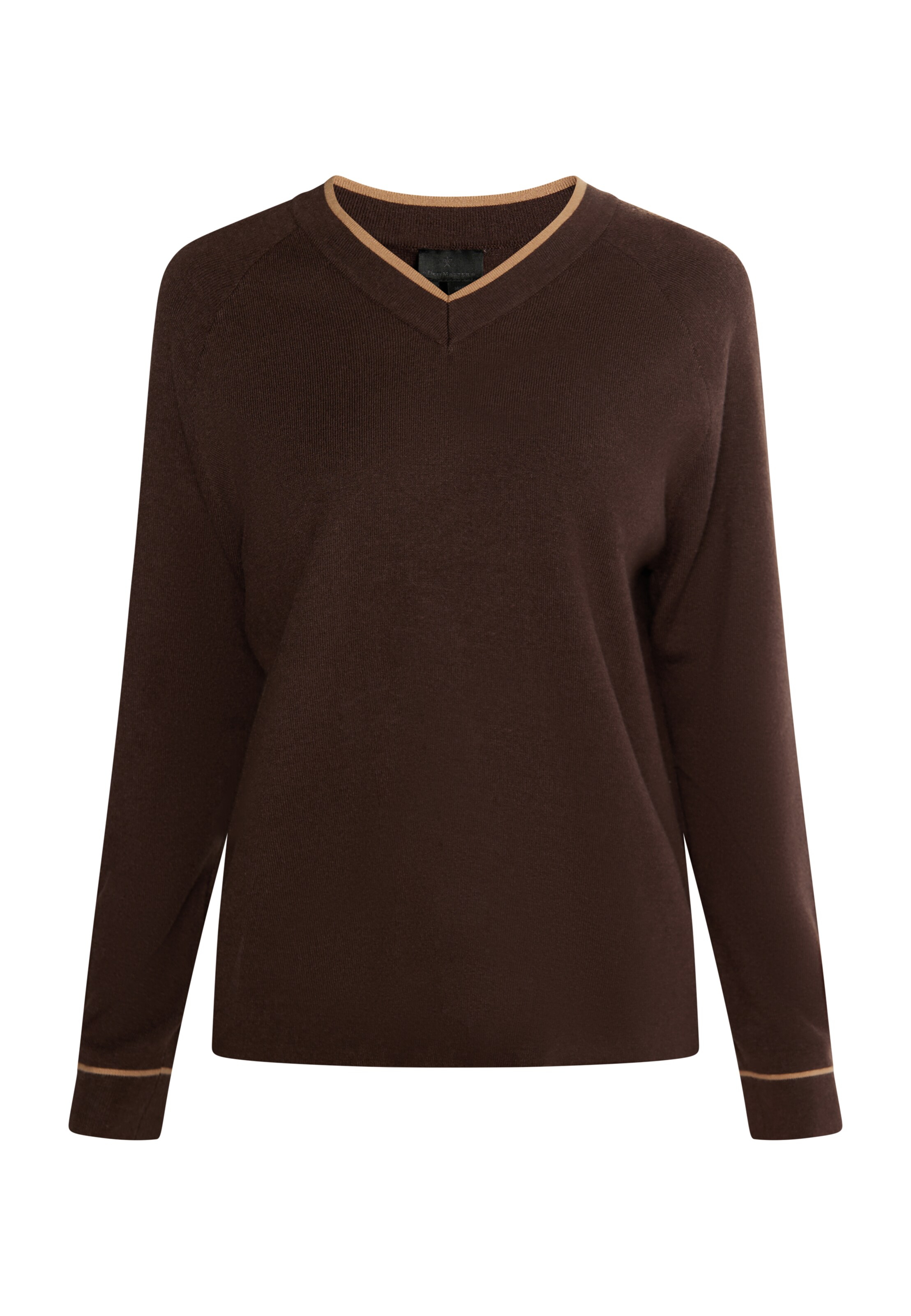 DreiMaster Klassik Пуловер в кафяво: отпред