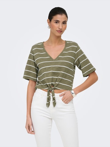 ONLY Shirt 'ONLSUMMER' in Green: front