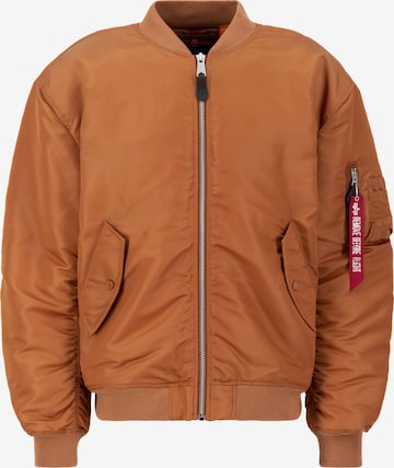 ALPHA INDUSTRIES Übergangsjacke in Braun: predná strana