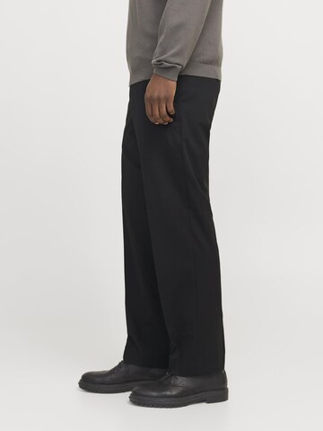 JACK & JONES Loosefit Bukser med fals 'JPRFranco' i sort