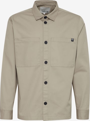 !Solid Between-Season Jacket 'sigurd' in Beige: front