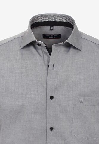CASAMODA Slim fit Business Shirt in Grey