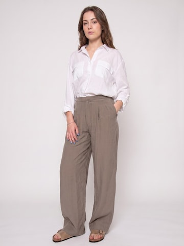 elvine Baggy Bukser 'LANA_WS PANT CLAY' i brun: forside