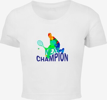 Merchcode Shirt 'Next Champion' in White: front
