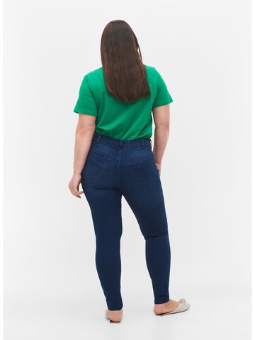 Zizzi Skinny Jeans i blå