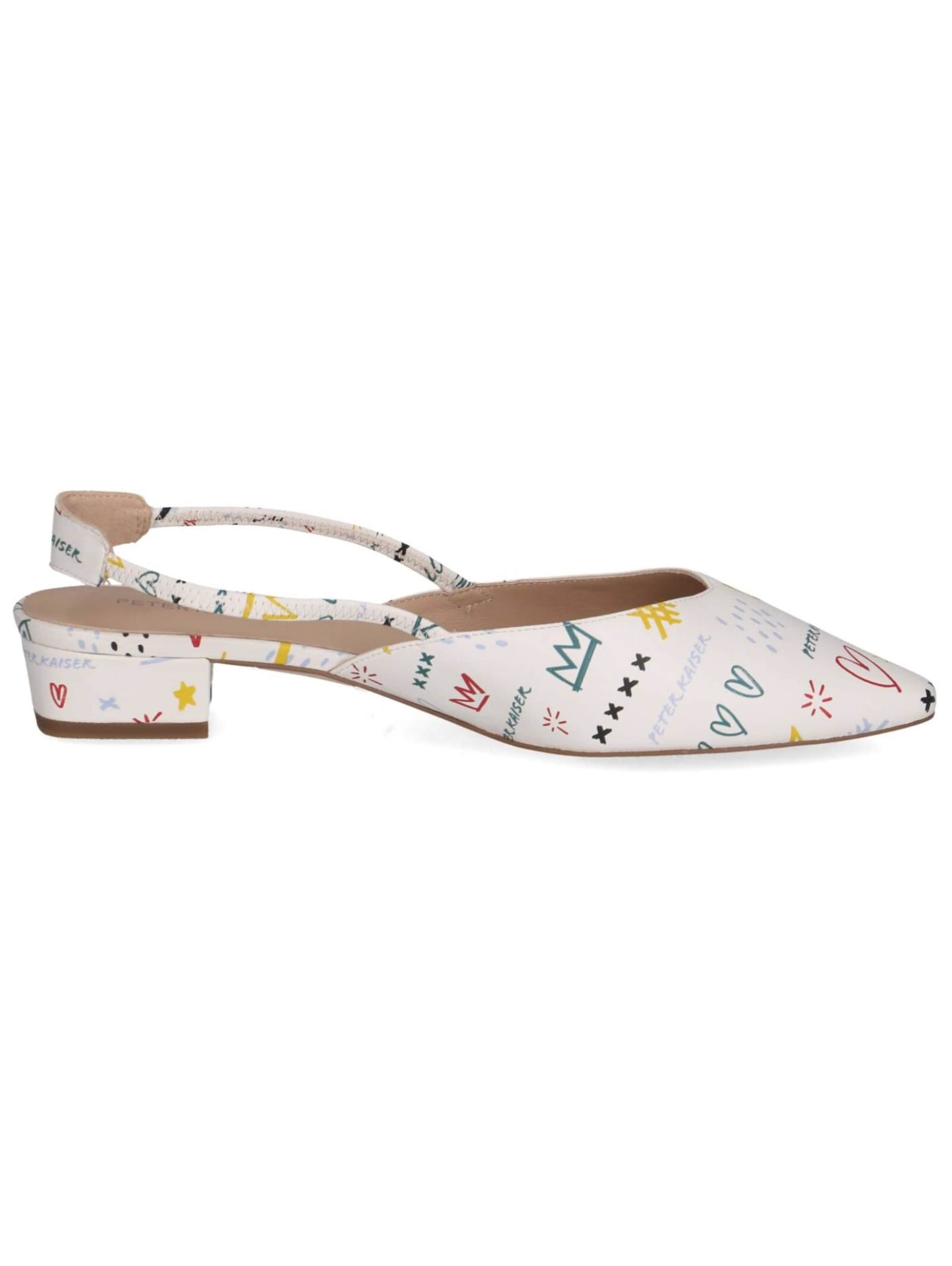 PETER KAISER Slingback Pumps in White