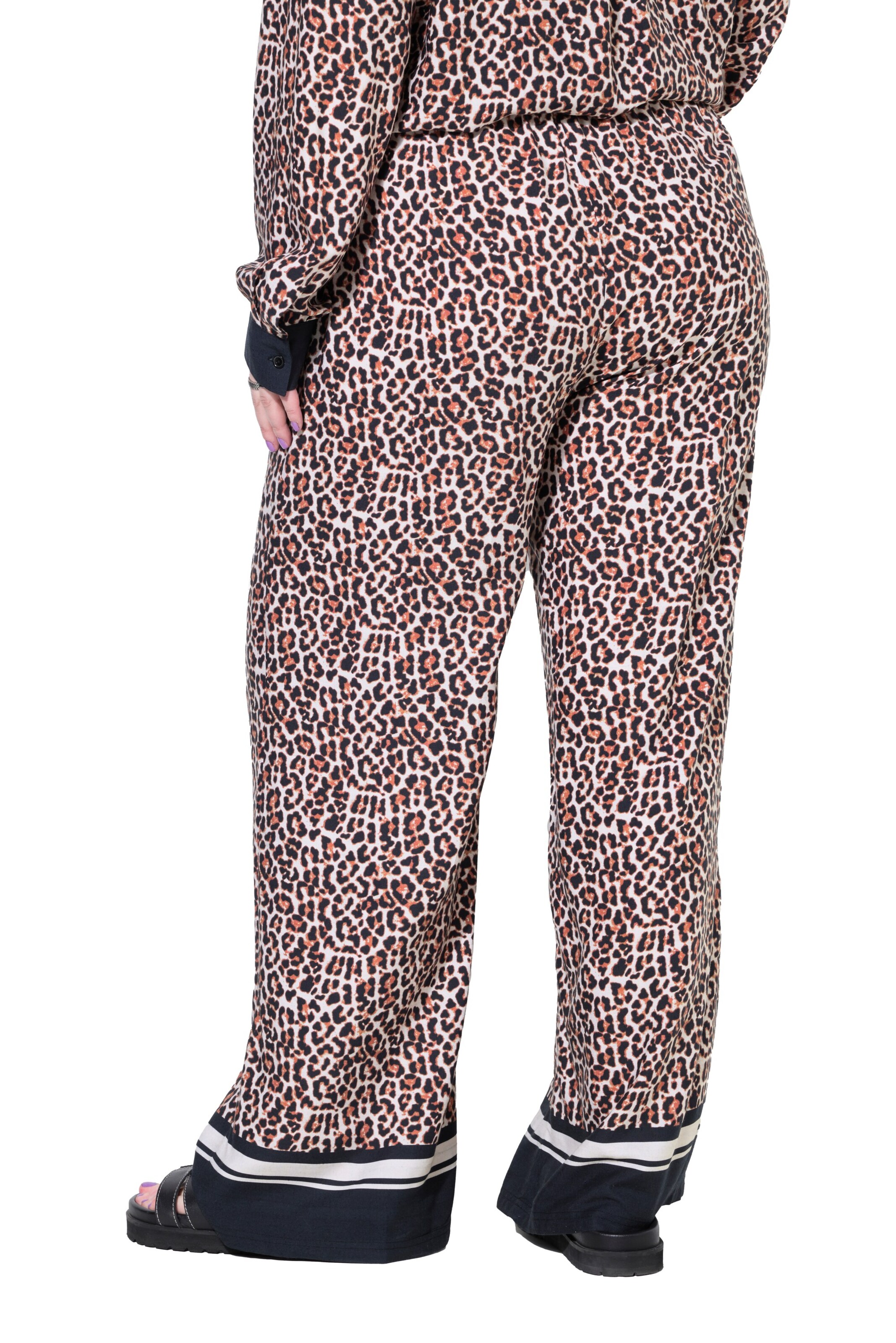 Studio Untold Wide leg Broek in Bruin