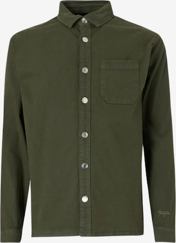 Denim Project Košile 'Stitch' – zelená: přední strana