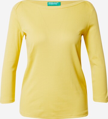 UNITED COLORS OF BENETTON Shirt in Yellow: front