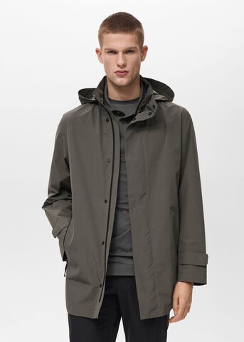 MANGO MAN Funktionsjacke 'Ares' in Grün: Vorderseite