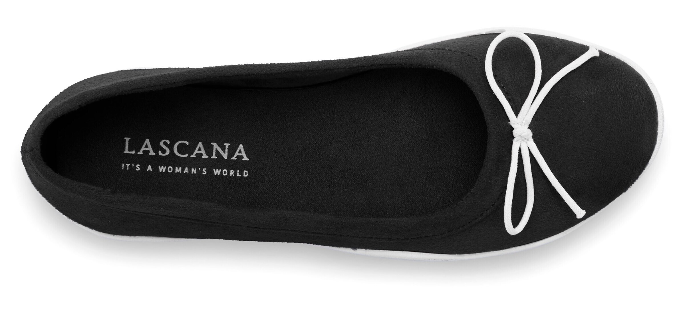 LASCANA Ballerina in Schwarz