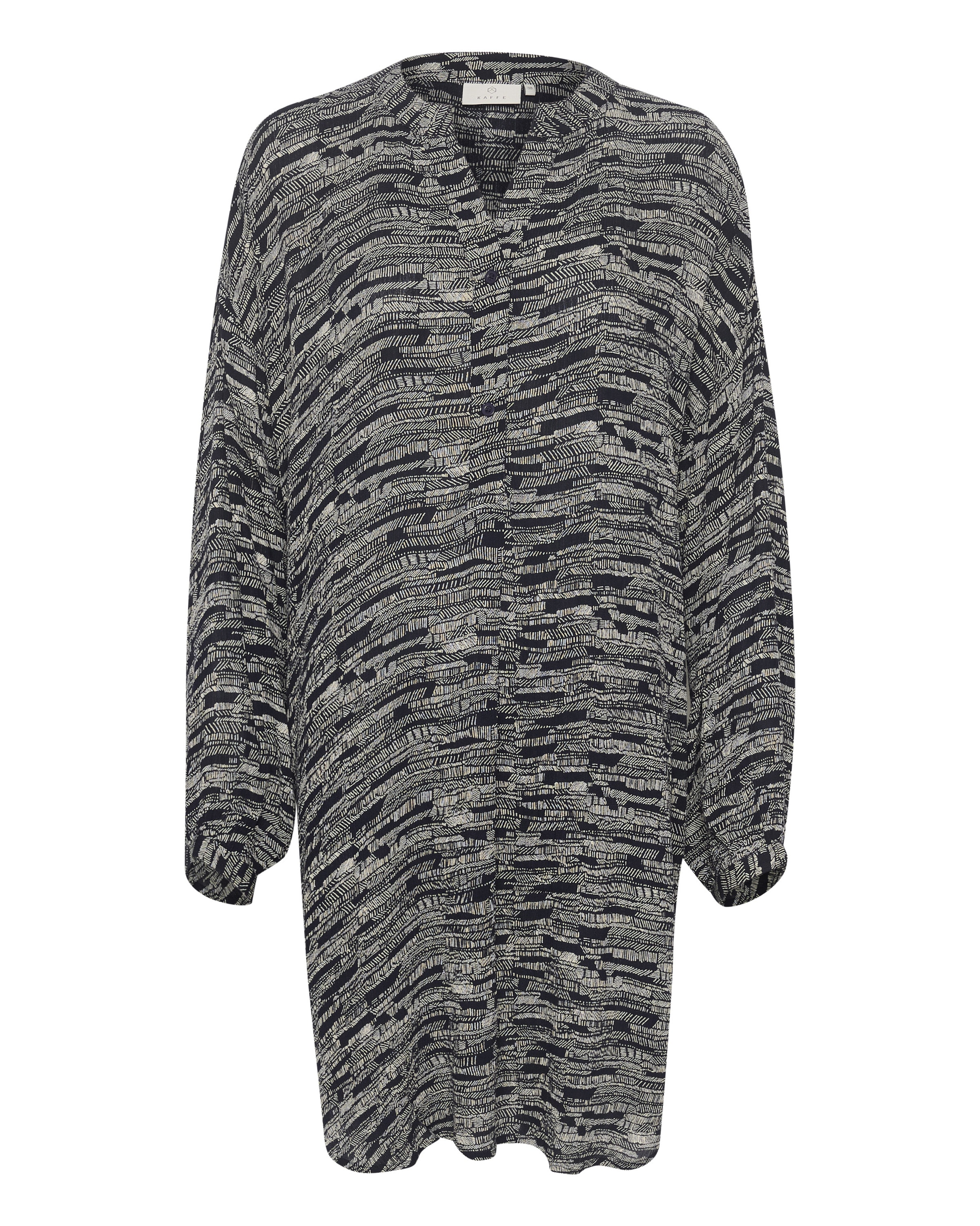 Robe-chemise 'Amber' Kaffe en bleu : devant