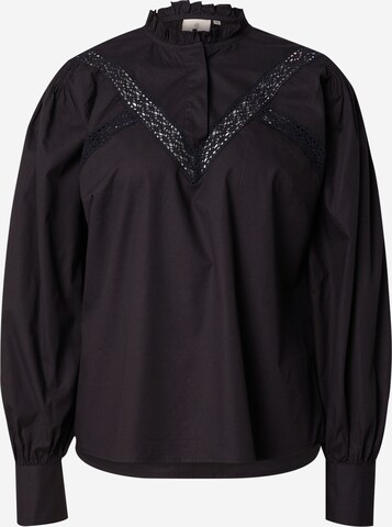 Peppercorn Blouse 'Phyllis' in Zwart: voorkant