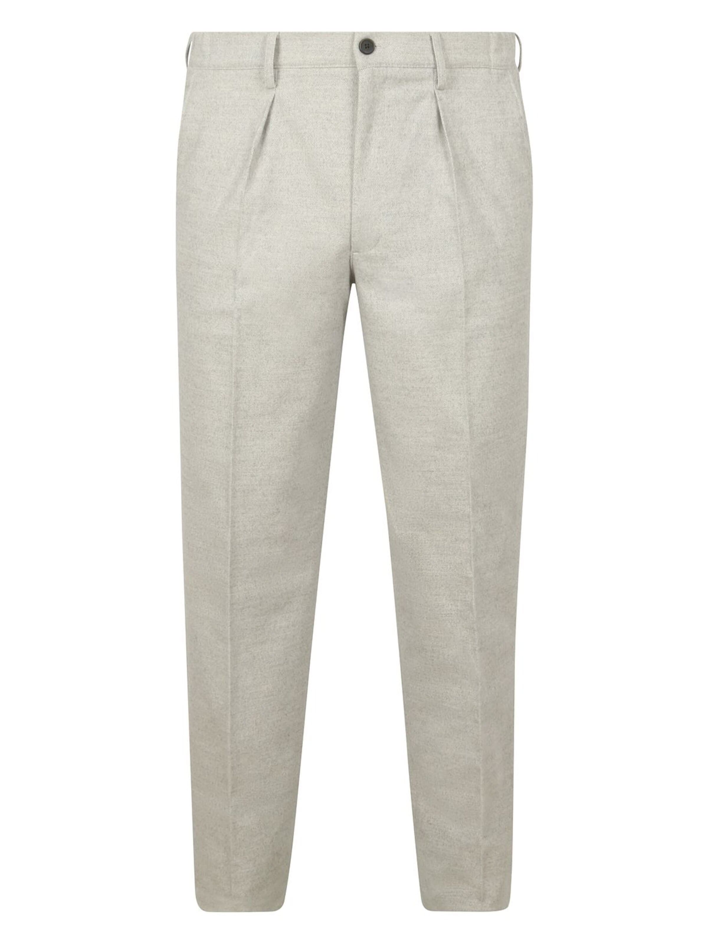 Profuomo Regular Chino Pants in Grey: front