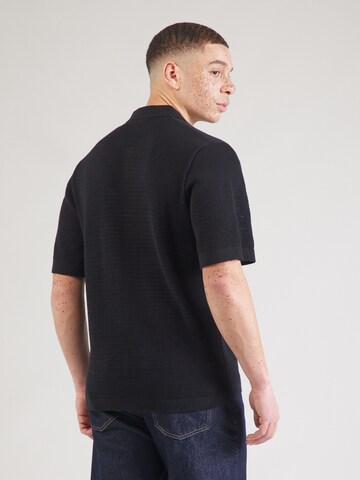 JACK & JONES Regular fit Button Up Shirt 'JPRBLAJones' in Black