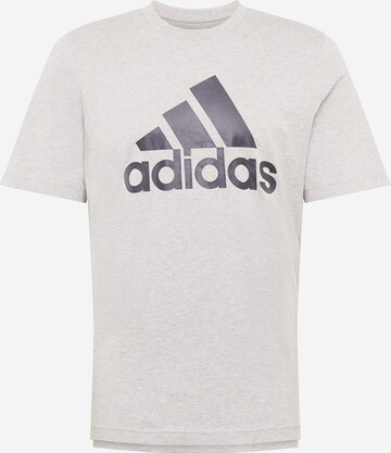 ADIDAS SPORTSWEAR Performance shirt 'Essentials Big Logo' in Grey: front