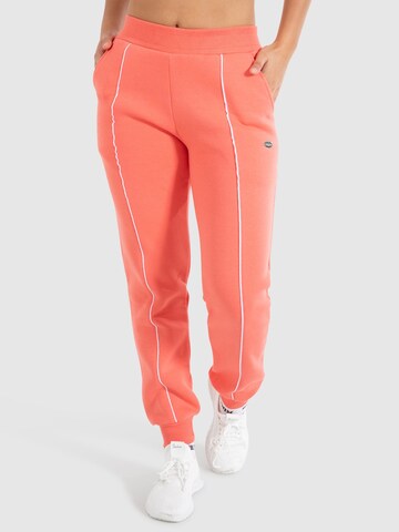 Effilé Pantalon 'Maren' Smilodox en orange : devant