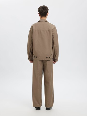 Veste mi-saison SELECTED en gris