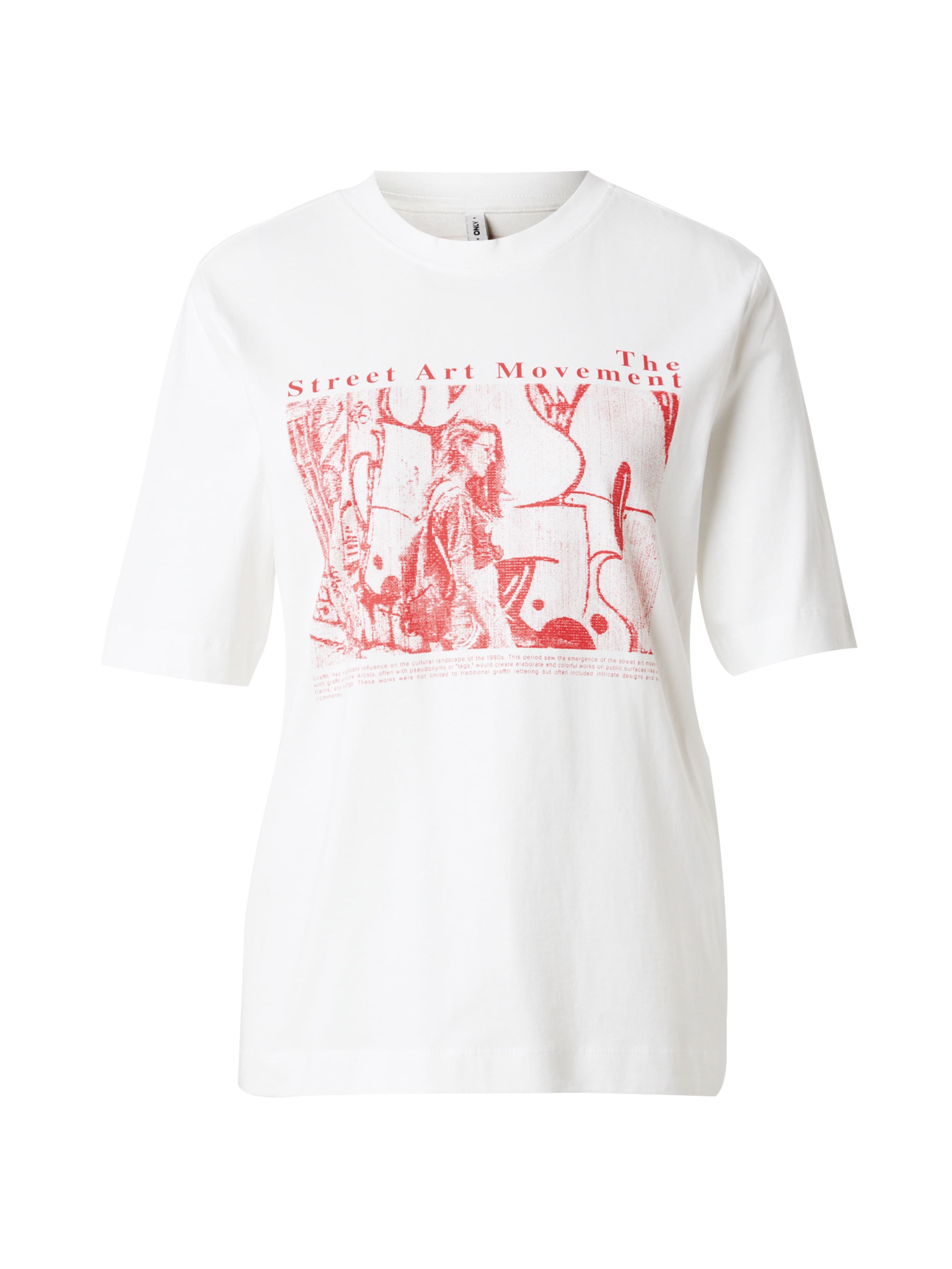 Maglietta 'ONLCAROL' di ONLY in bianco: frontale