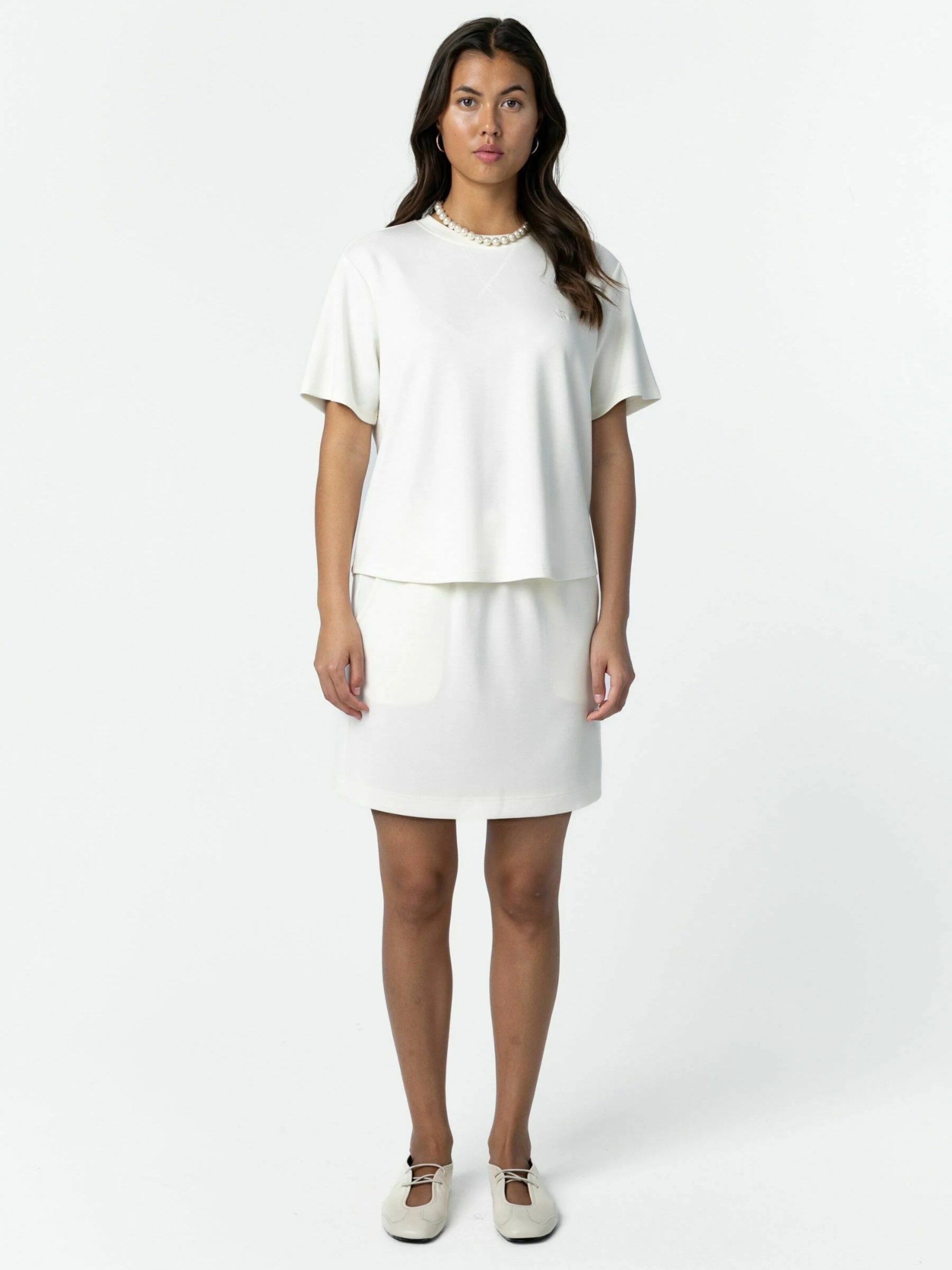 Tricou ' BEA sweat ' de la Coster Copenhagen pe alb