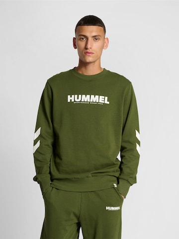 Sweat de sport 'Legacy' Hummel en vert : devant
