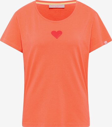 Frieda & Freddies NY Shirt in Orange: front