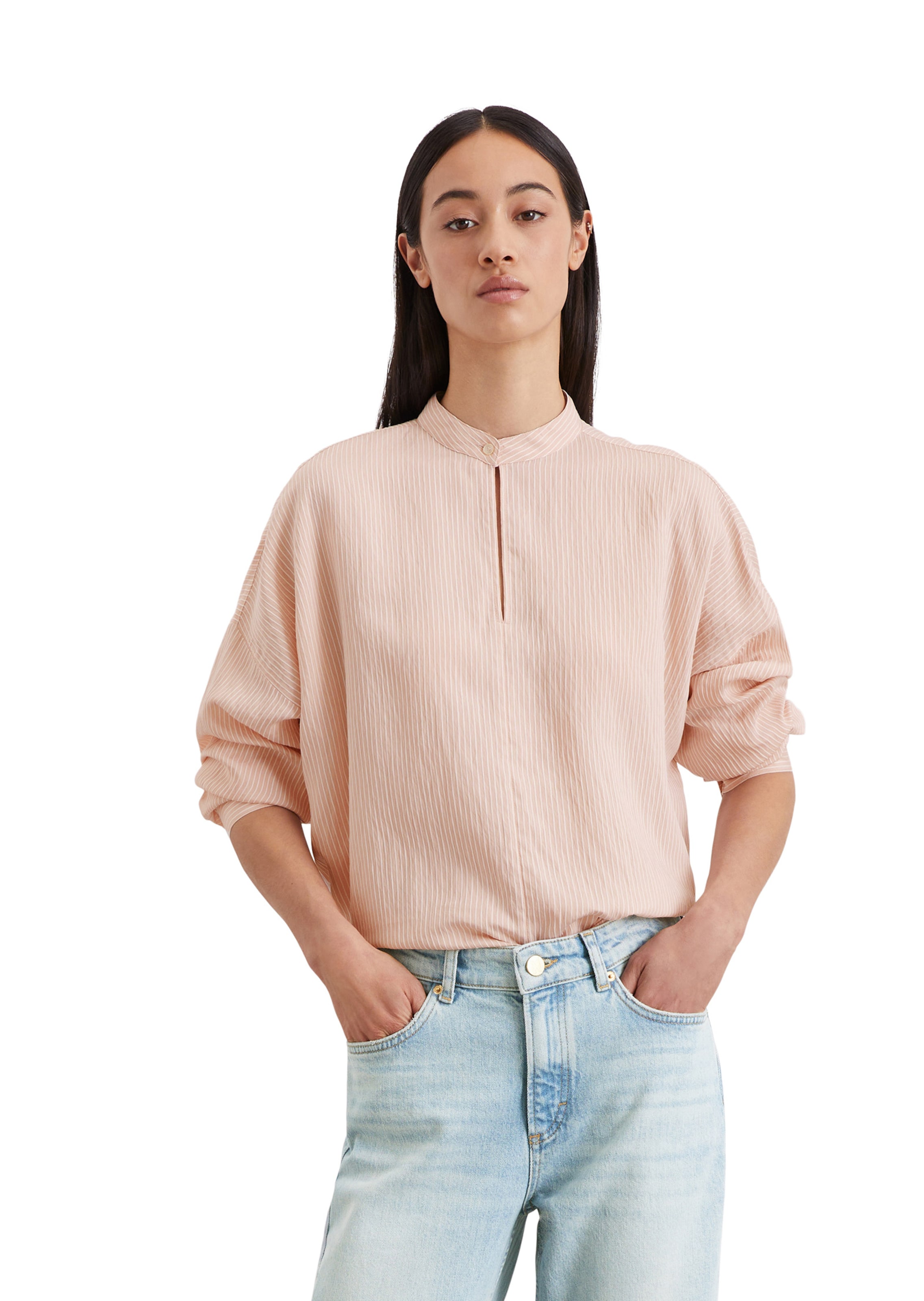Marc O'Polo Blouse in Pink: front