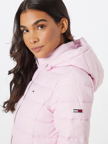 Tommy Jeans Winter jacket in Pink