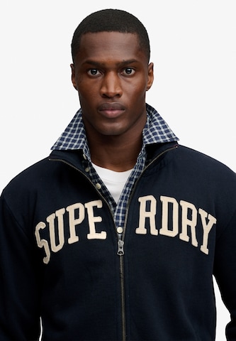 Veste de survêtement 'Vintage Athletic' Superdry & Co en bleu