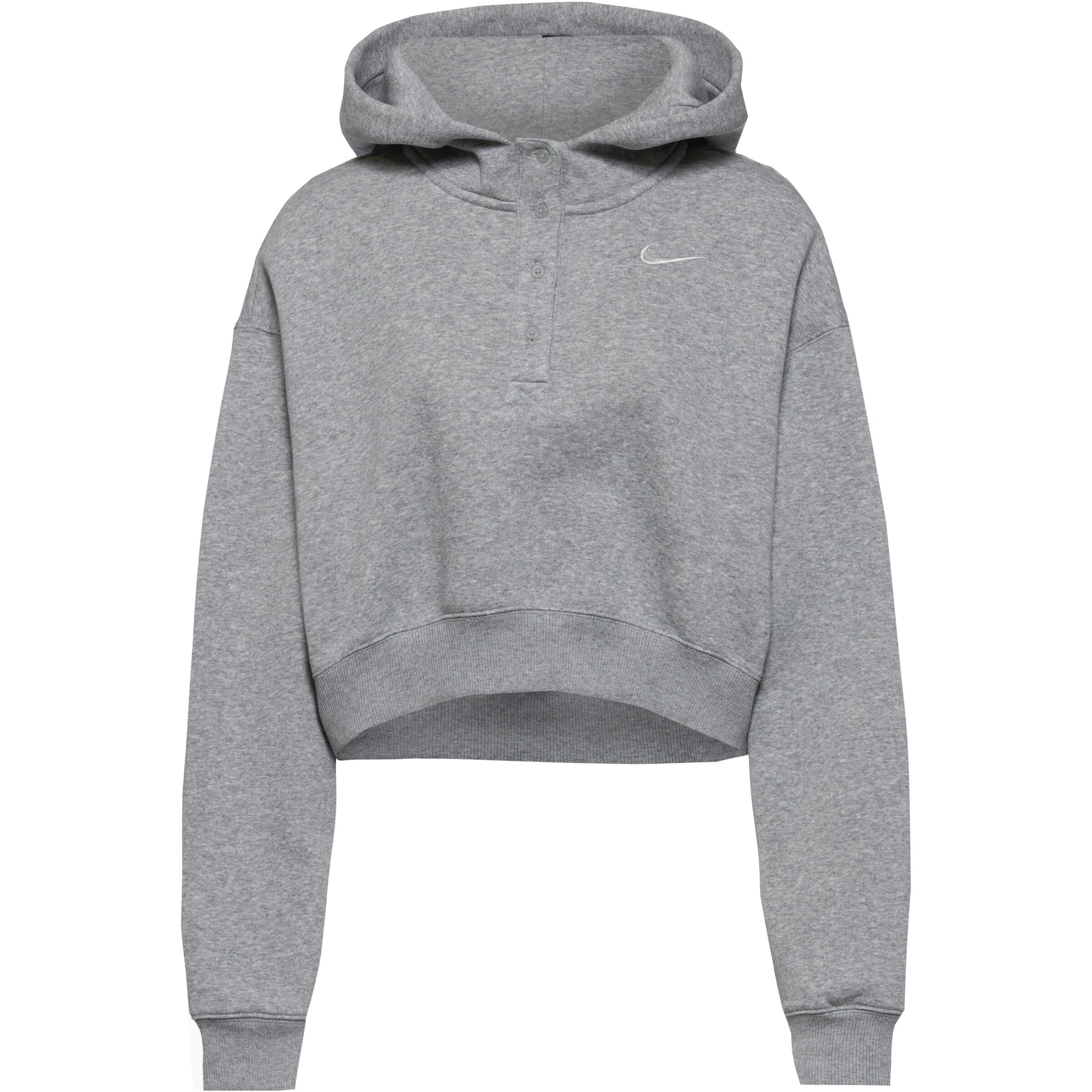 Nike Sportswear Sweatshirt 'Phnx Flc' in Grey: front