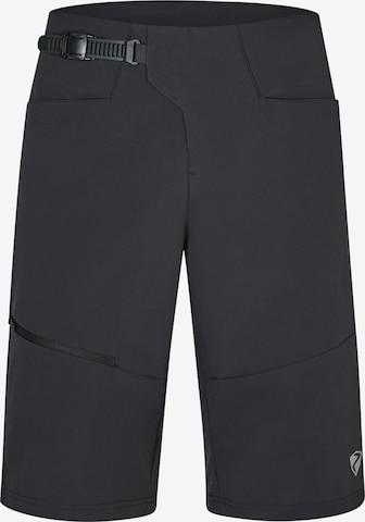 ZIENER Regular Workout Pants 'NUWE' in Black: front