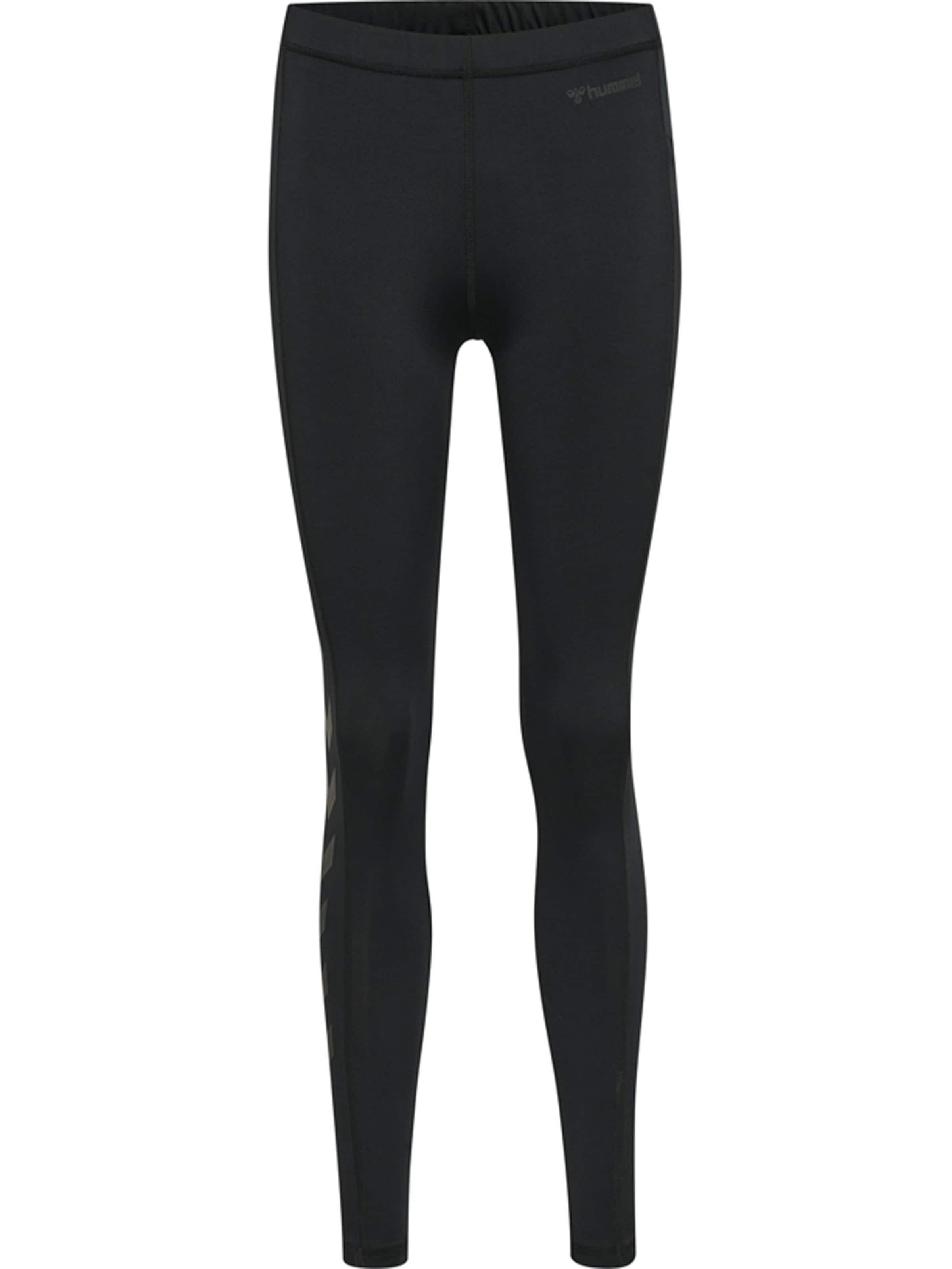 Skinny Pantalon de sport 'MT Mabley' Hummel en noir : devant