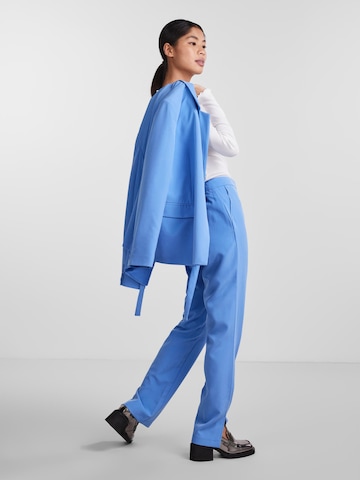 PIECES Loose fit Trousers 'Bailey' in Blue