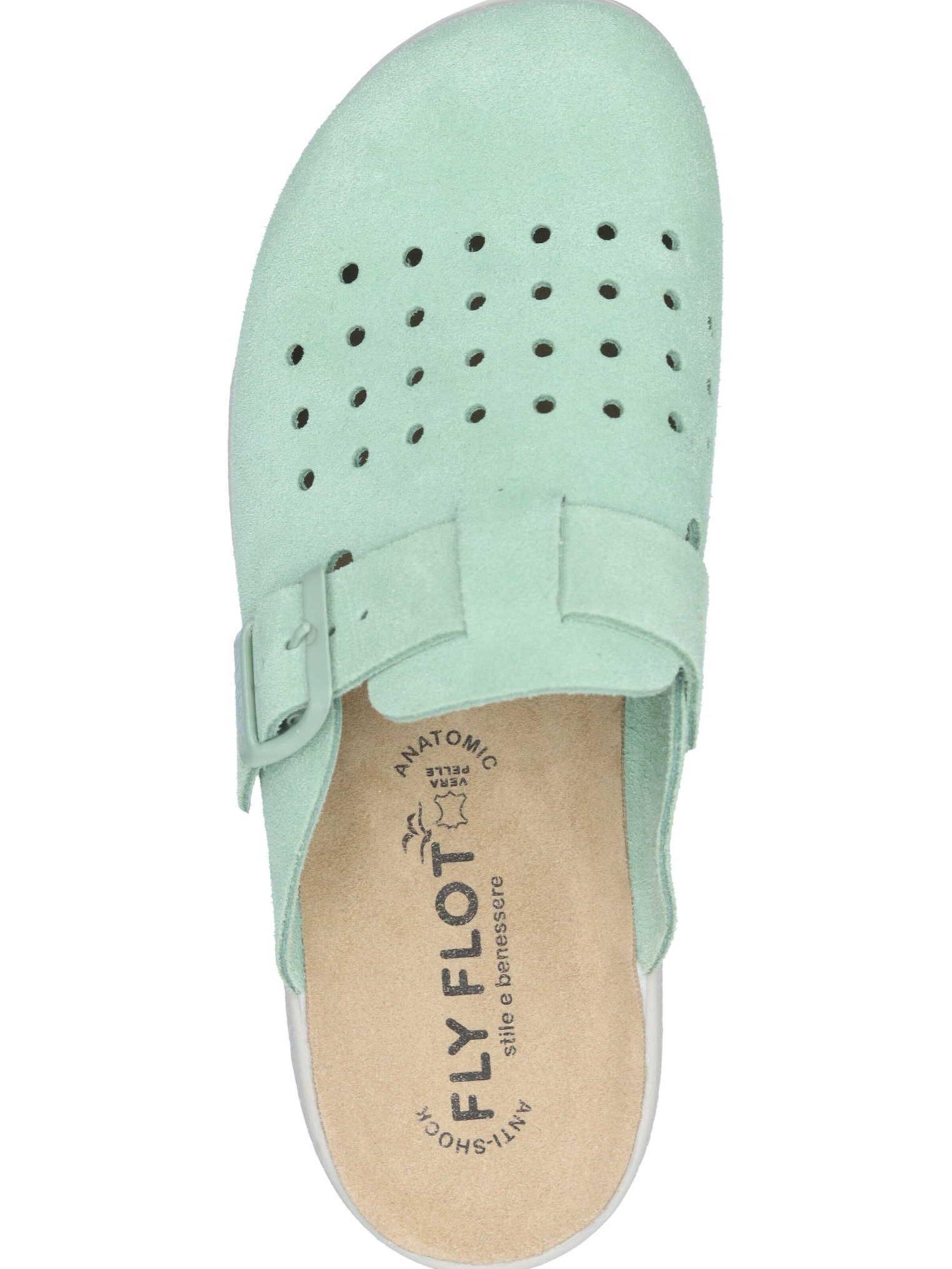 FLY FLOT Clogs in Green