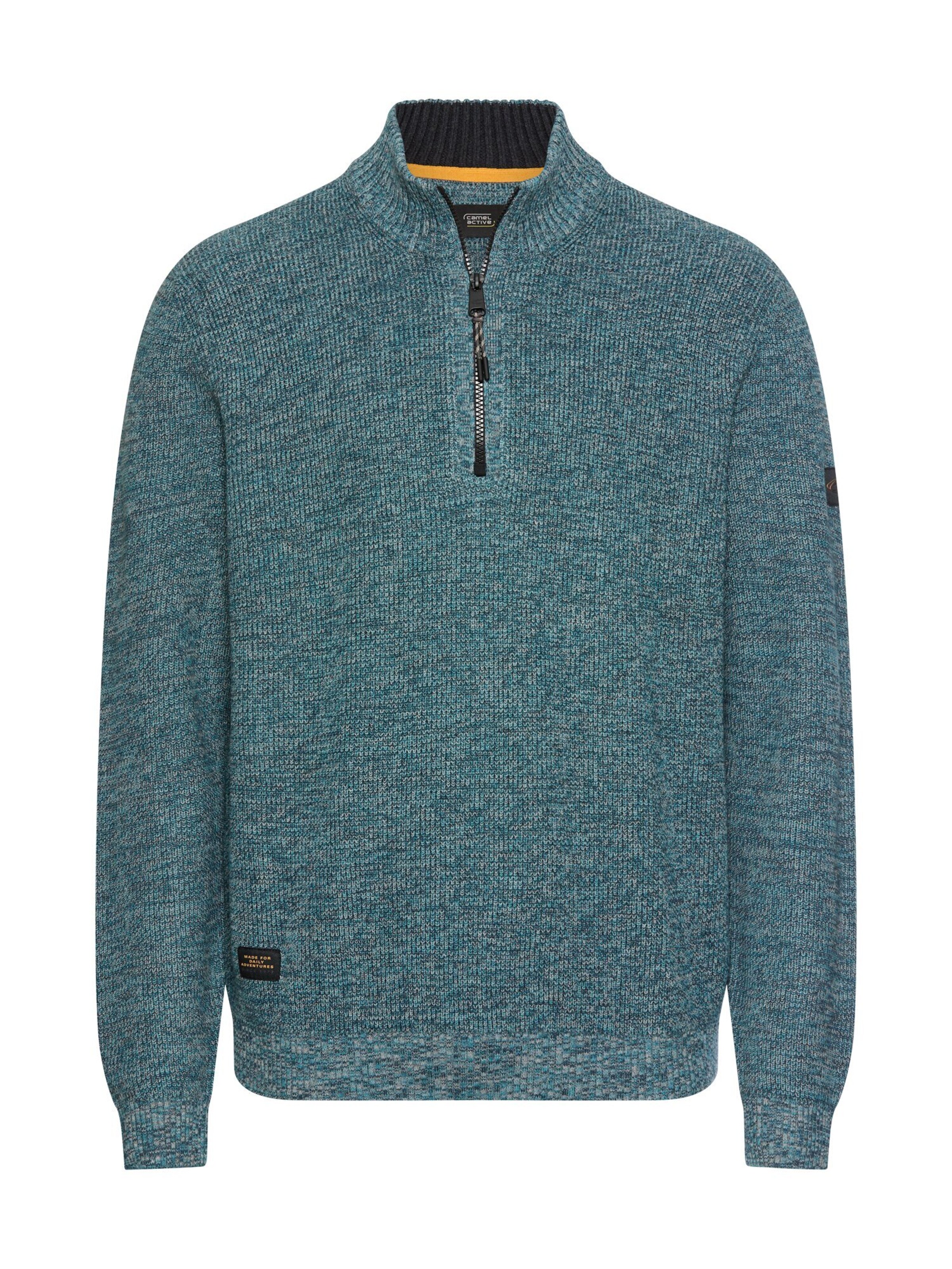 CAMEL ACTIVE Sweater in Blue: front