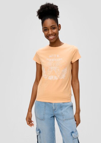 QS T-shirt i orange: framsida