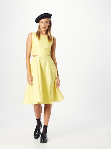 Closet London Cocktail Dress in Yellow