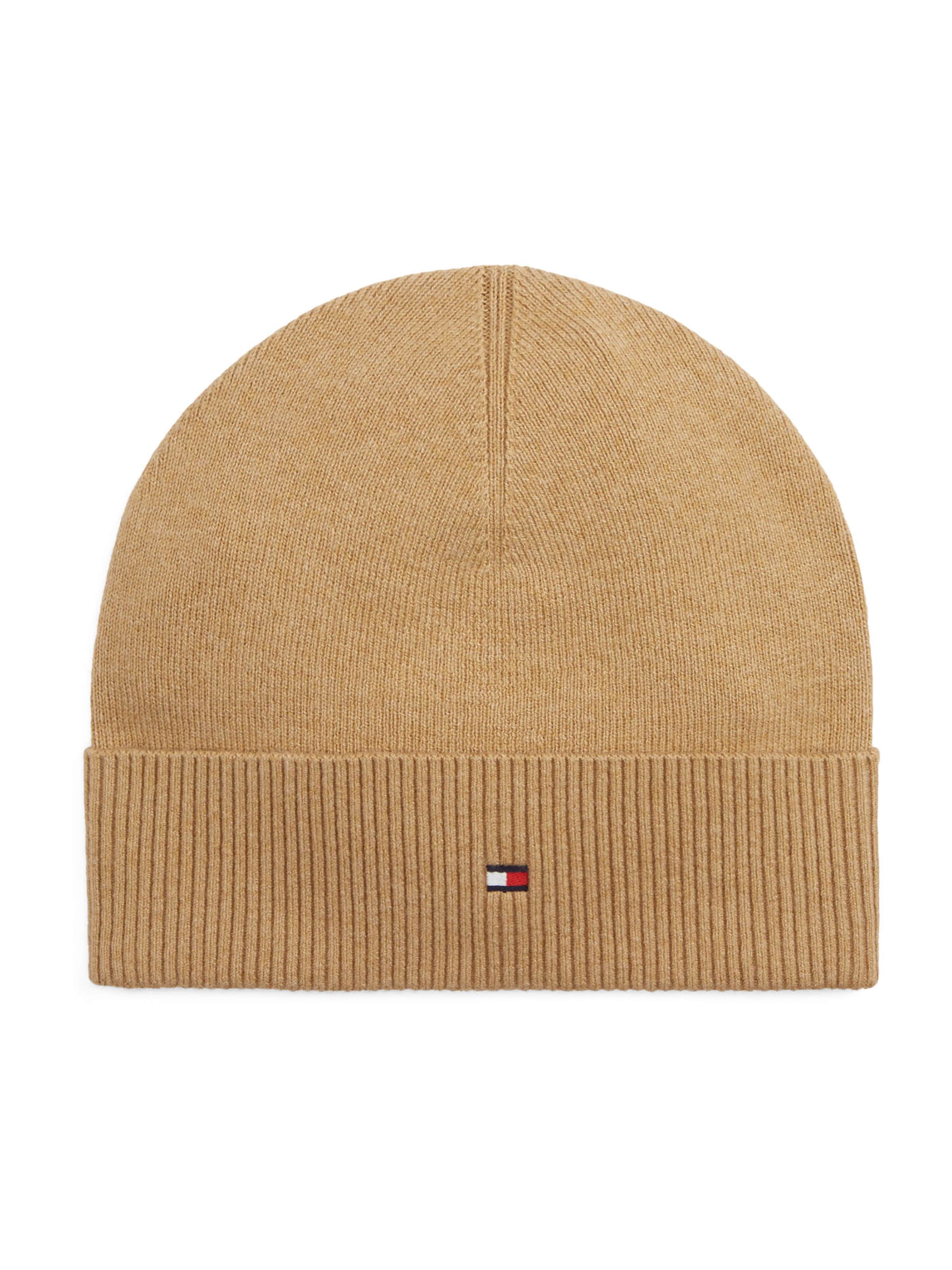 TOMMY HILFIGER Шапка в бежово: отпред