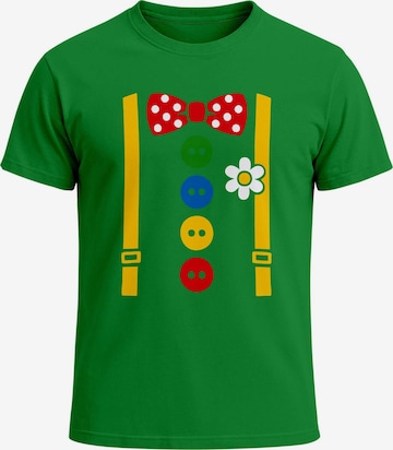 MoonWorks Shirt 'clown' in Grün: Vorderseite