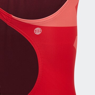 ADIDAS PERFORMANCE Athletic Swimwear 'Must-Have' in Red