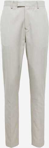 Coupe slim Pantalon chino TOPMAN en gris : devant
