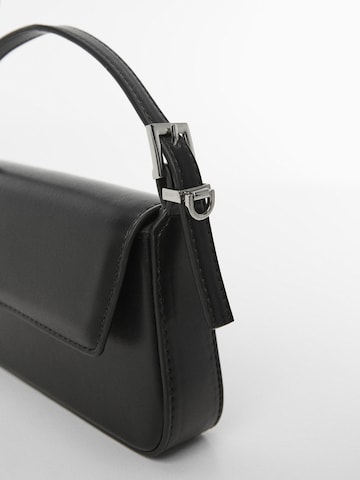 MANGO Ročna torbica | črna barva
