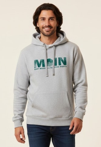 salzhaut Sweatshirt in Grau: Vorderseite