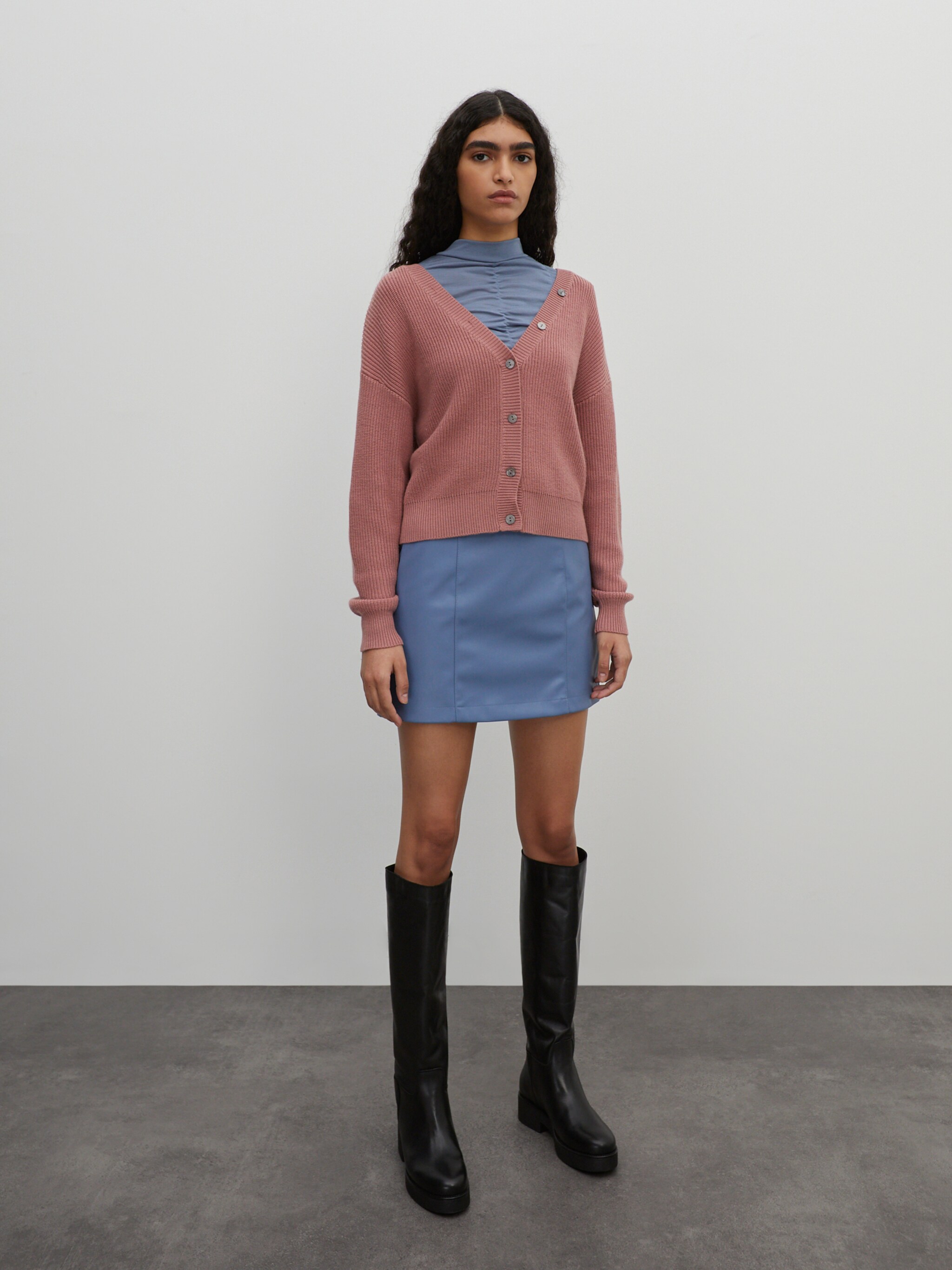 EDITED Producten Gebreid vest 'Lea' Rosé
