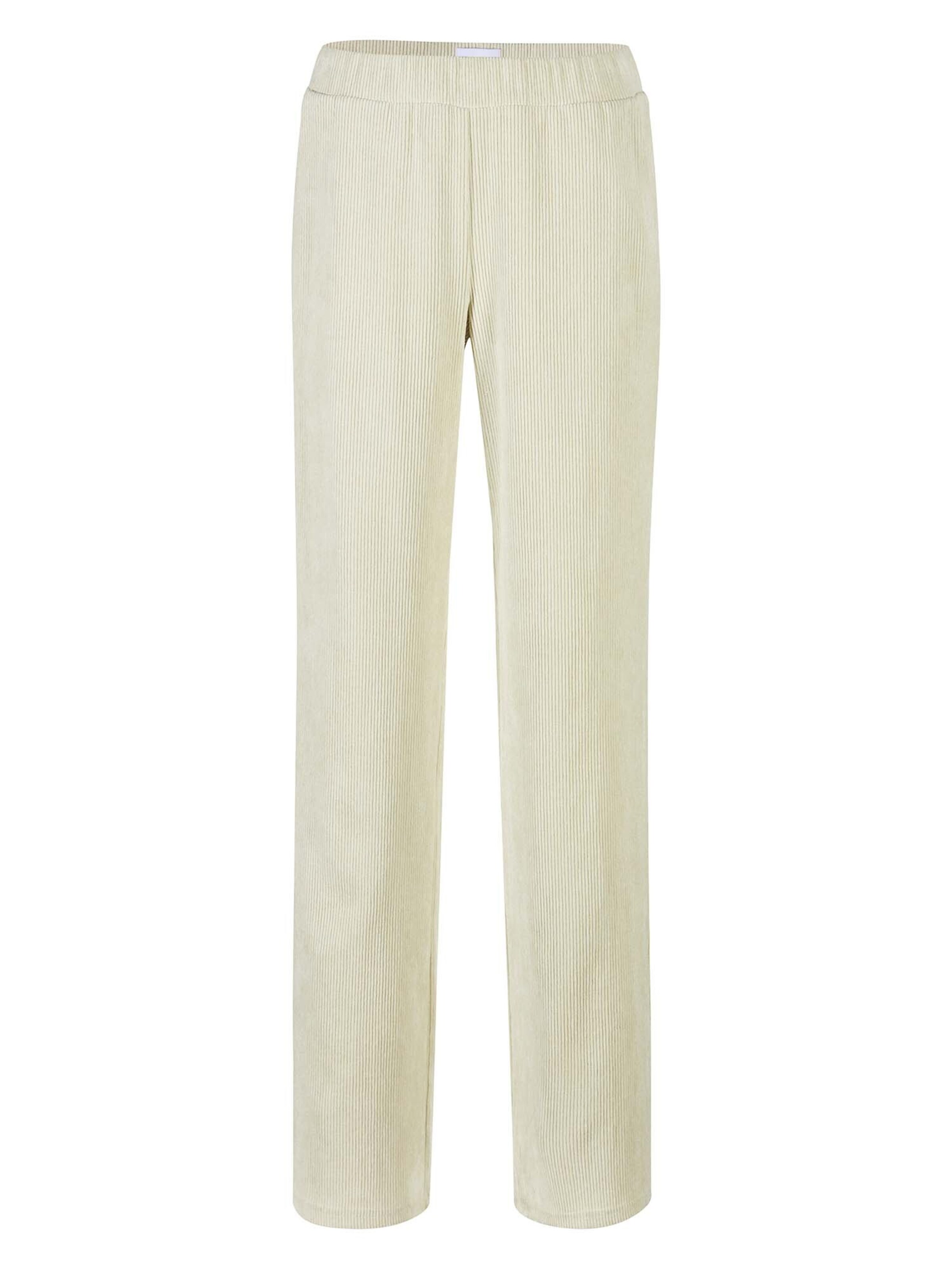 MADELEINE Regular Broek in Wit: voorkant