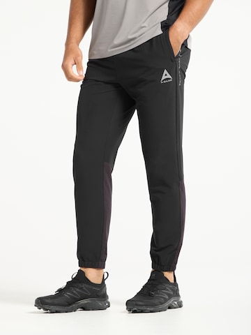 Regular Pantaloni sport de la A-Game pe negru: față