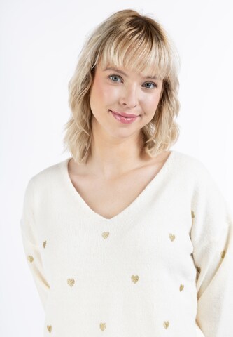 MYMO Sweater 'Nolie' in White