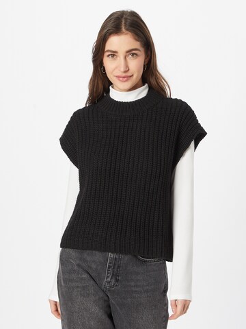 Herrlicher Pullover 'Alesia' in Schwarz: Vorderseite
